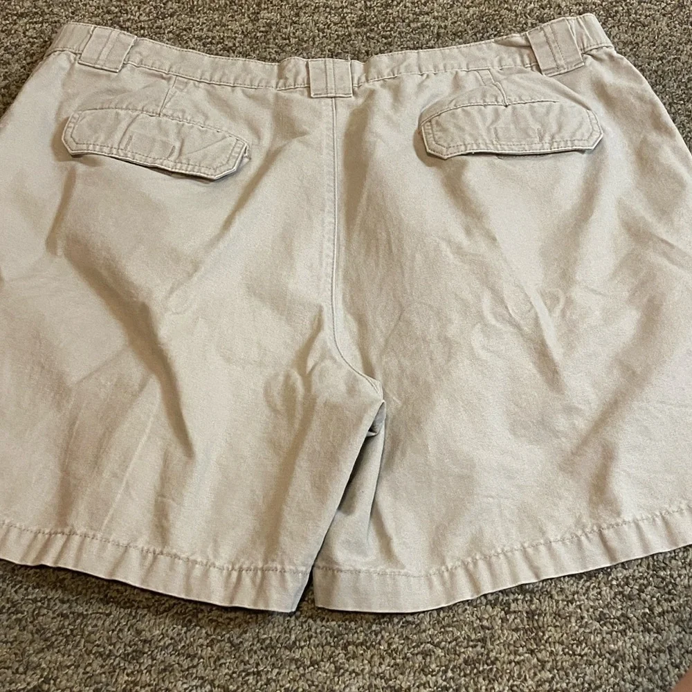 Savane Beige/Tan Casual Cotton Shorts Size W40